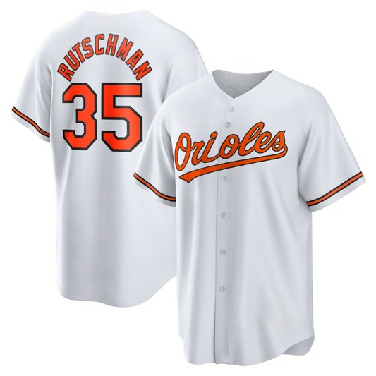 Men's Baltimore Orioles Adley Rutschman White Jersey