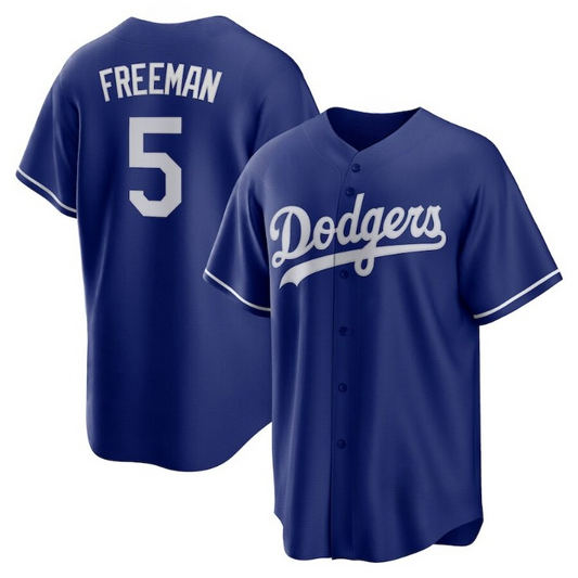 Men's Los Angeles Dodgers Freddie Freeman Royal Jersey