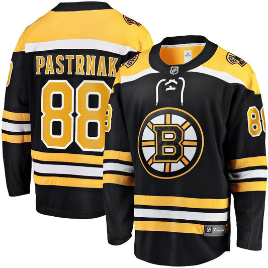 Men's Boston Bruins David Pastrnak Black Alternate Jersey