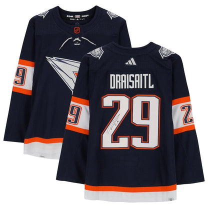 Men's Edmonton Oilers Leon Draisaitl Navy Jersey