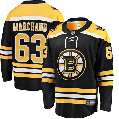 Men's Boston Bruins Brad Marchand Black Alternate Jersey