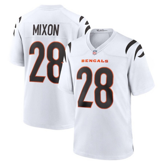 Men's Cincinnati Bengals Joe Mixon White Jersey