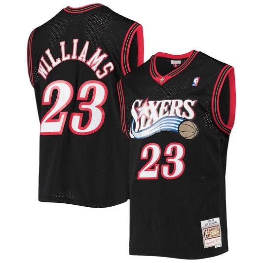 Men's Philadelphia 76ers Lou Williams Black Jersey