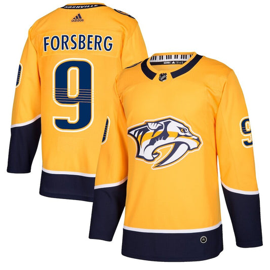 Men's Nashville Predators Filip Forsberg Gold Jersey