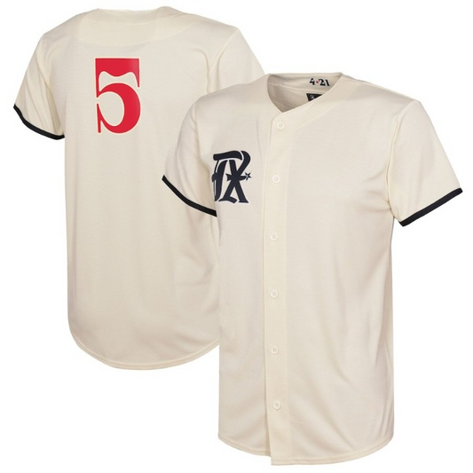 Men's Texas Rangers Corey Seager Cream Jersey