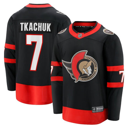 Men's Ottawa Senators Brady Tkachuk Black Alternate Jersey