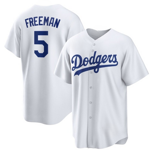 Men's Los Angeles Dodgers Freddie Freeman White Jersey