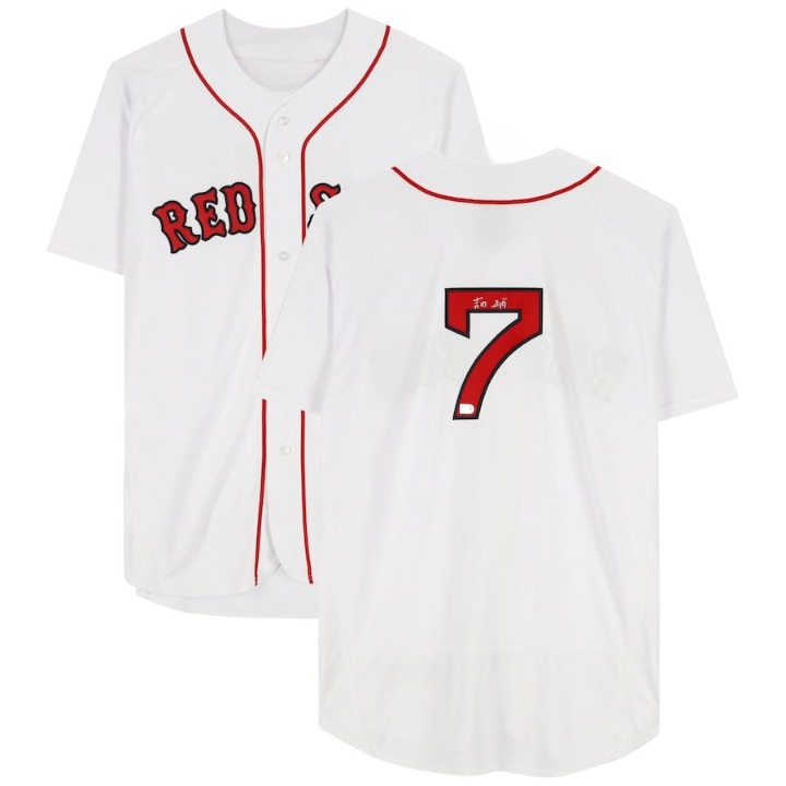 Men's Boston Red Masataka Yoshida White Jersey