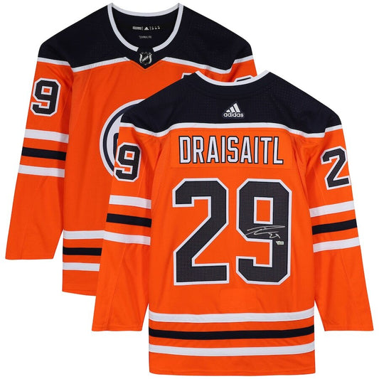 Men's Edmonton Oilers Leon Draisaitl Orange Jersey