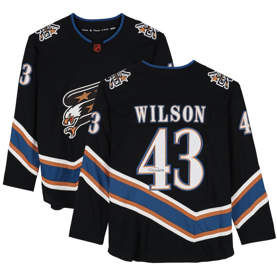 Men's Washington Capitals Tom Wilson Black Jersey