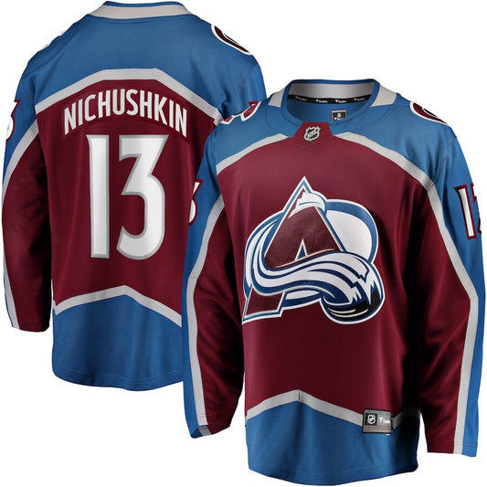 Men's Colorado Avalanche Valeri Nichushkin Burgundy Jersey