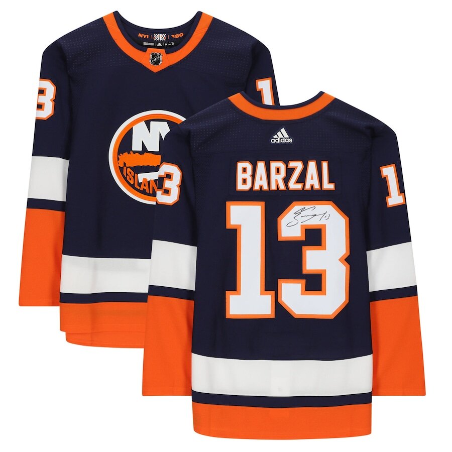 Men's New York Islanders Mathew Barzal Reverse Retro Jersey