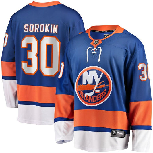 Men's New York Islanders Ilya Sorokin Royal Jersey