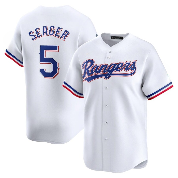 Men's Texas Rangers Corey Seager White Jersey