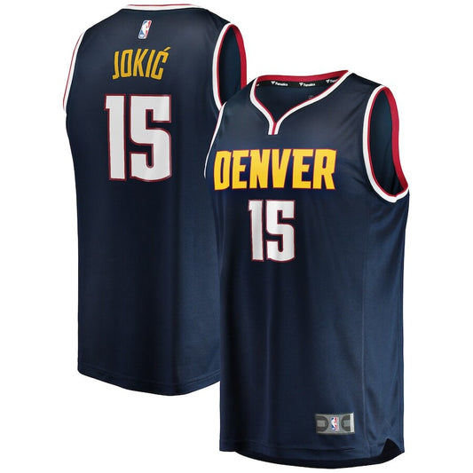 Men's Denver Nuggets Nikola Jokic Navy Jersey