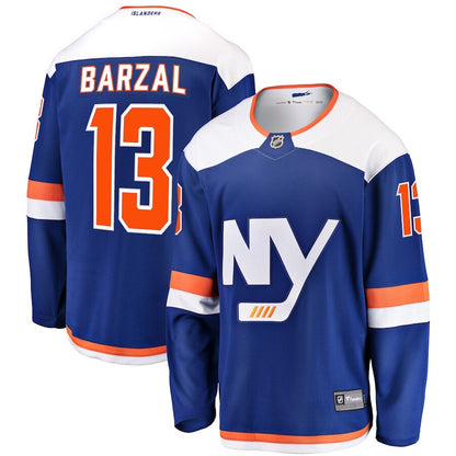 Men's New York Islanders Mathew Barzal Blue Alternate Jersey