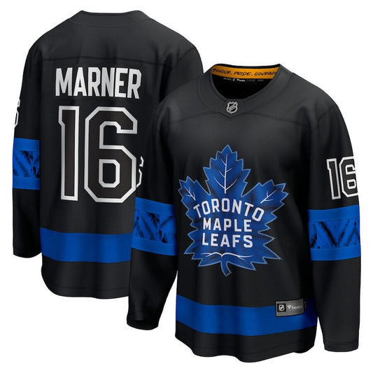 Men's Toronto Maple Leafs Mitchell Marner Black Alternate Jersey