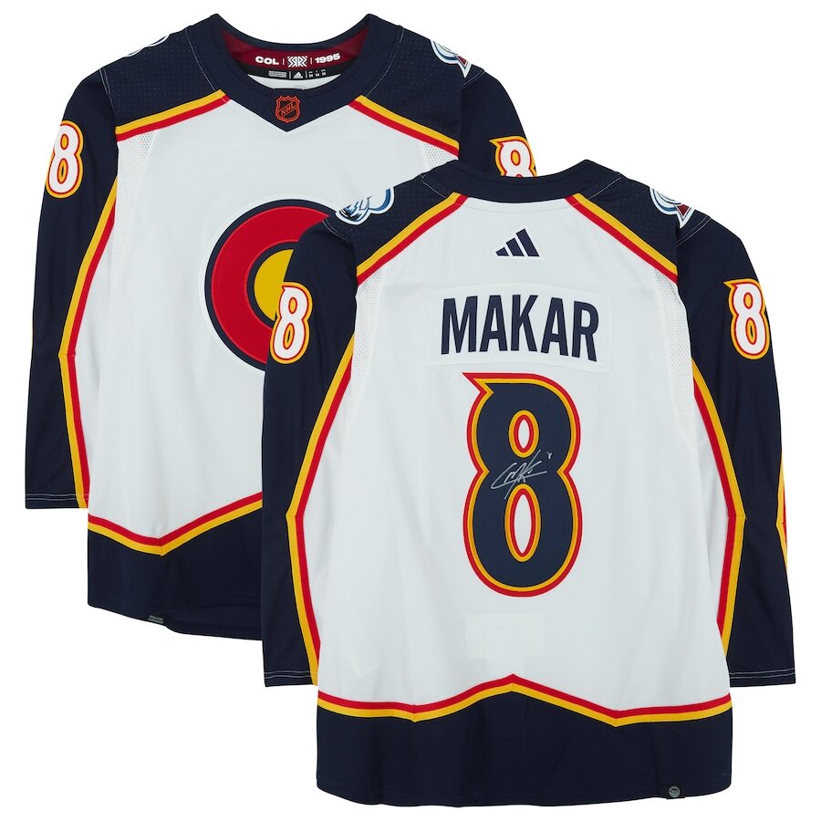 Men's Colorado Avalanche Cale Makar Reverse Retro Jersey