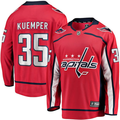 Men's Washington Capitals Darcy Kuemper Red Jersey