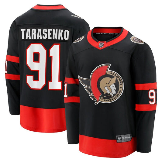 Men's Ottawa Senators Vladimir Tarasenko Black Jersey