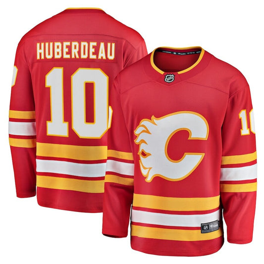 Men's Calgary Flames Jonathan Huberdeau Red Jersey