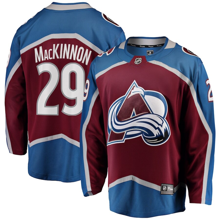 Men's Colorado Avalanche Nathan MacKinnon Burgundy Jersey