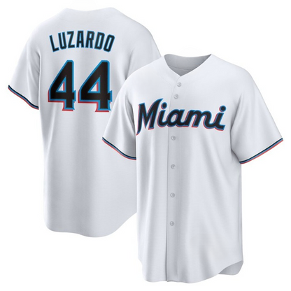 Men's Miami Marlins Jesús Luzardo White Jersey