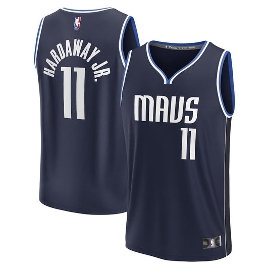 Men's Dallas Mavericks Tim Hardaway Jr. Navy Jersey