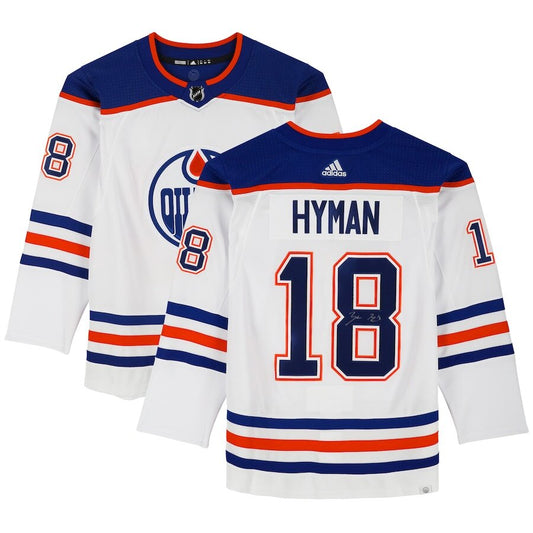 Men's Edmonton Oilers Zach Hyman White Jersey