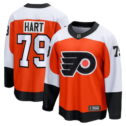 Men's Philadelphia Flyers Carter Hart Burnt Orange Jersey