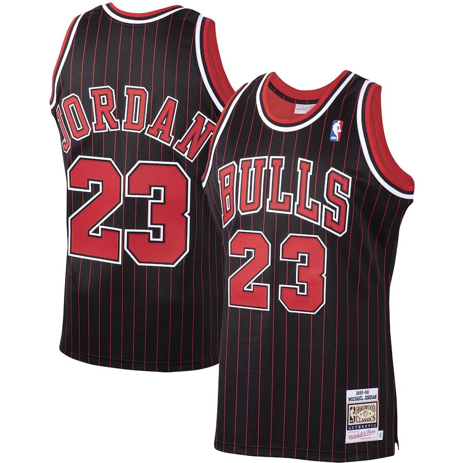 Men's Chicago Bulls Michael Jordan Black Alternate Jersey