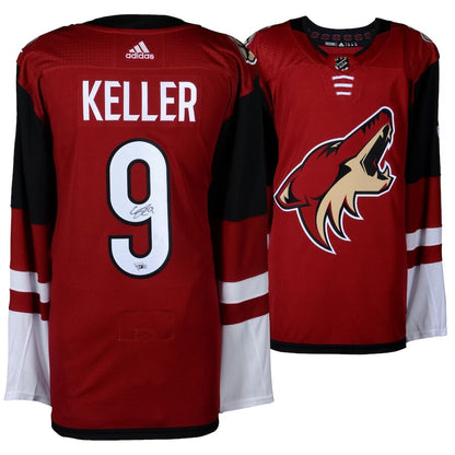 Men's Arizona Coyotes Clayton Keller Red Jersey