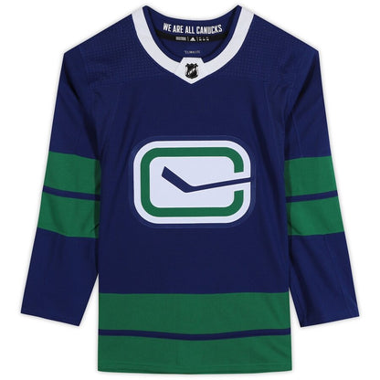 Men's Vancouver Canucks Brock Boeser Blue Alternate Jersey