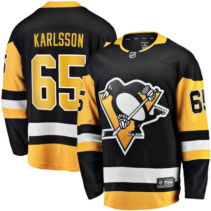 Men's Pittsburgh Penguins Erik Karlsson Black Jersey