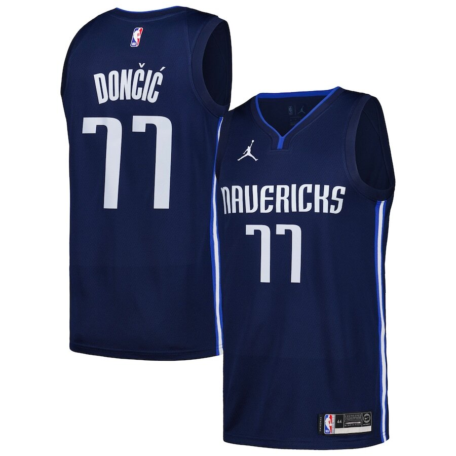 Men's Dallas Mavericks Luka Dončić Navy Jersey