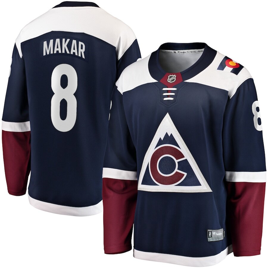 Men's Colorado Avalanche Cale Makar Navy Alternate Jersey