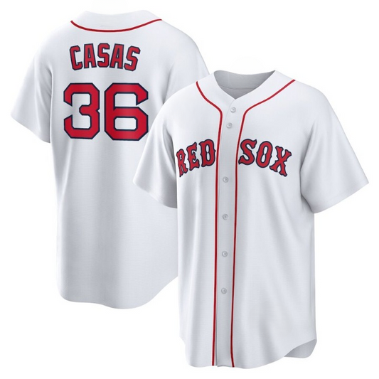 Men's Boston Red Sox Triston Casas White Jersey