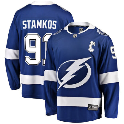 Men's Tampa Bay Lightning Steven Stamkos Blue Jersey