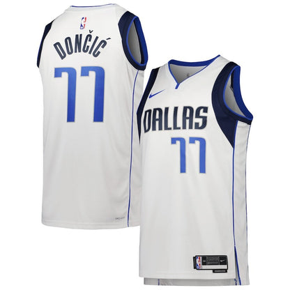 Men's Dallas Mavericks Luka Dončić White Jersey