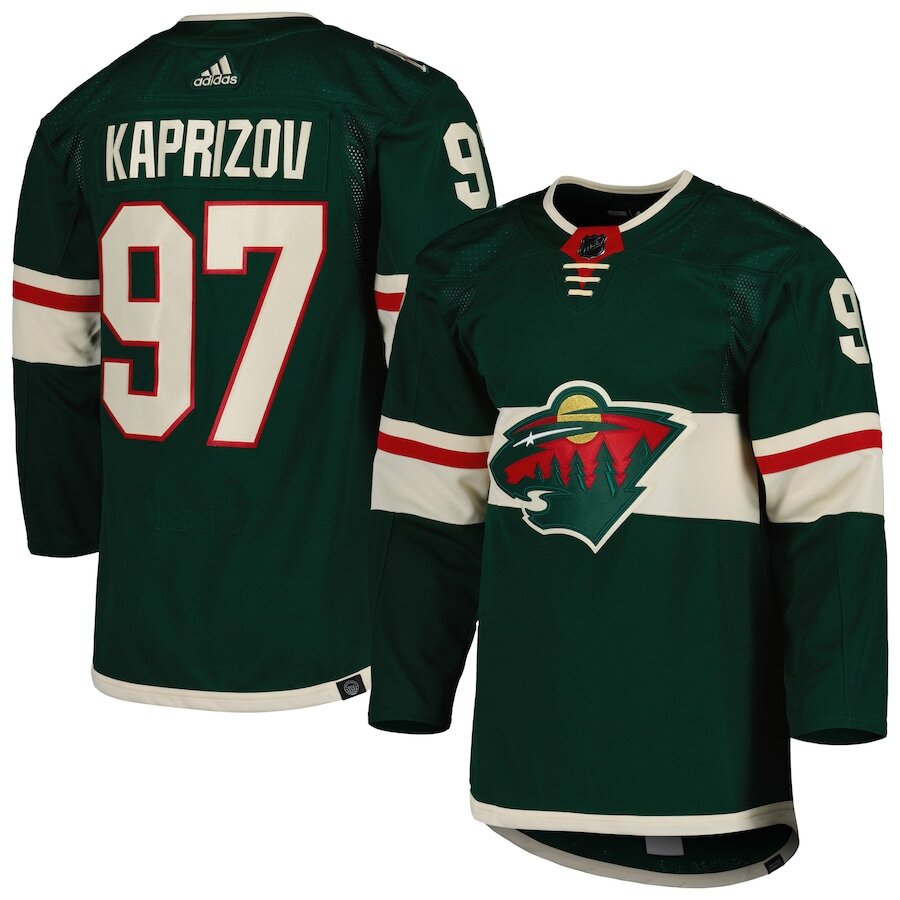 Men's Minnesota Wild Kirill Kaprizov Primegreen Jersey