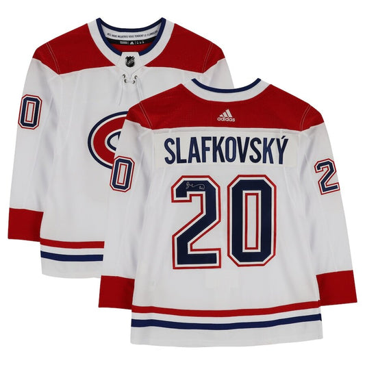 Men's Montreal Canadiens Juraj Slafkovsky White Jersey