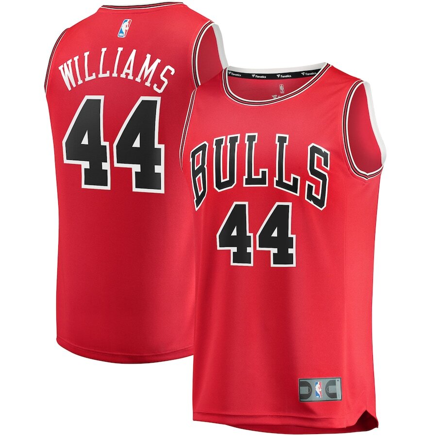 Men's Chicago Bulls Patrick Williams Red Jersey