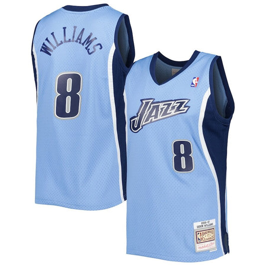 Men's Utah Jazz Deron Williams Blue Jersey