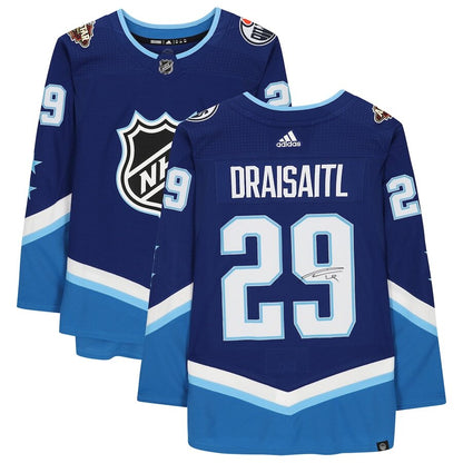 Men's Edmonton Oilers Leon Draisaitl Blue Jersey