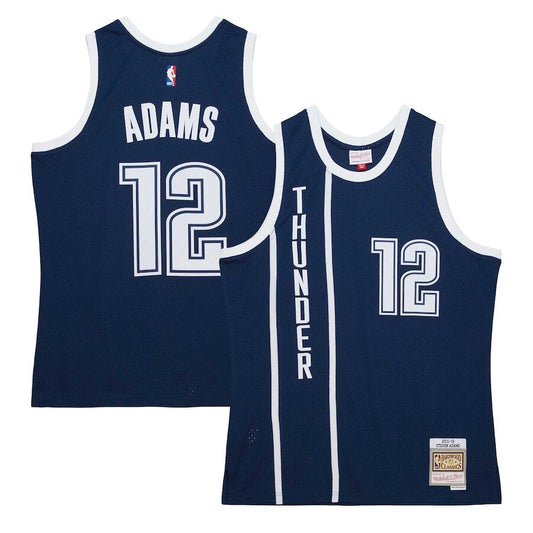 Men's Oklahoma City Thunder Steven Adams Navy Alternate Jersey