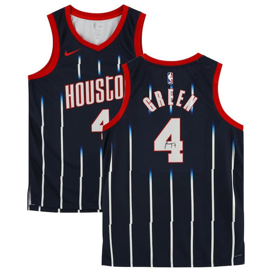 Men's Houston Rockets Jalen Green Navy Jersey