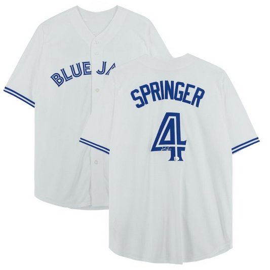 Men's Toronto Blue Jays George Springer White Jersey