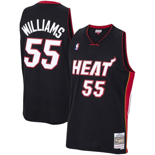 Men's Miami Heat Jason Williams Black Jersey