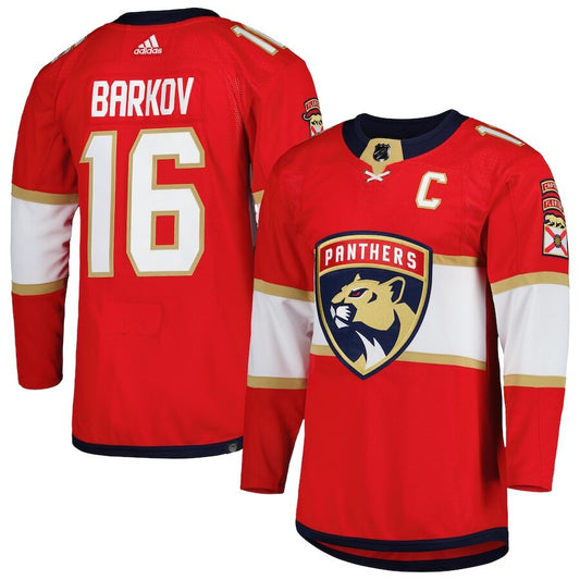 Men's Florida Panthers Aleksander Barkov Red Jersey