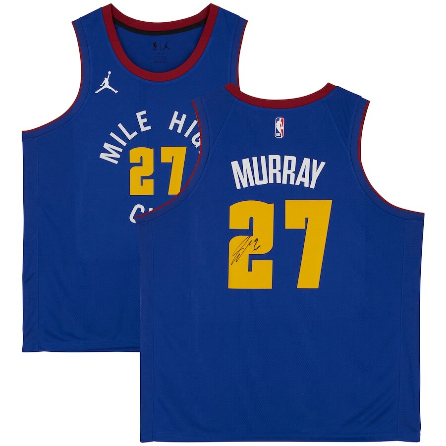 Men's Denver Nuggets Jamal Murray Blue Jersey